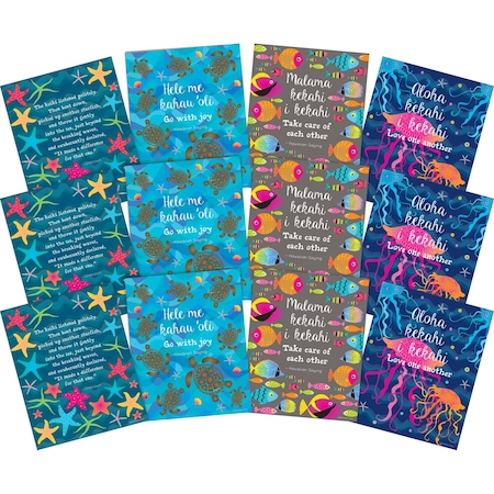 Barker Creek Take Care of Each Other Art Prints Set, Kai Ola Collection, 12/Set 4198